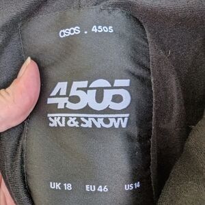 ASOS 4505 Black Ski & Snow Overalls